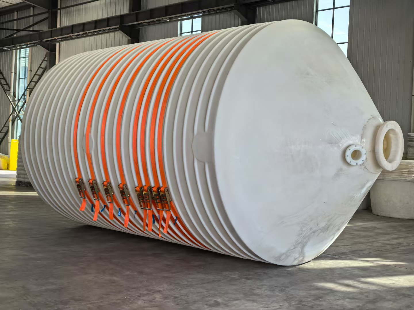 50立方防腐蝕耐高溫石英砂提純反應(yīng)桶 PE聚乙烯錐底桶 一體成型非焊接