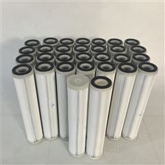 80*33*300高效東麗覆膜材質真空包裝機除塵濾筒