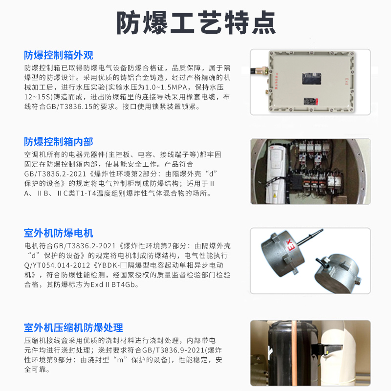 粉塵環(huán)境防爆空調(diào)使用安全，粉塵防爆空調(diào)使用標(biāo)準(zhǔn)