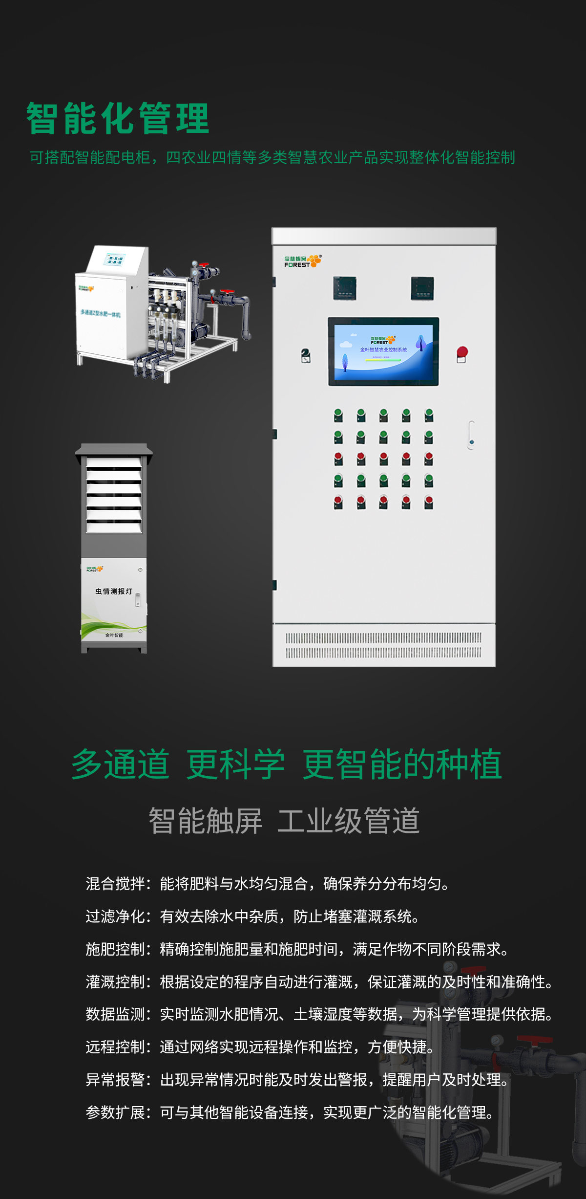 自动水肥一体化机器让作物 “按需吃饭