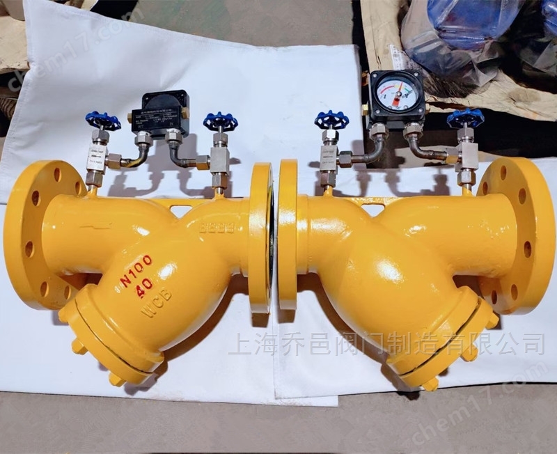 带压差表燃气Y型过滤器 Y型燃气过滤器RGL41H天然气Y型过滤器是燃气输配系统的重要设备