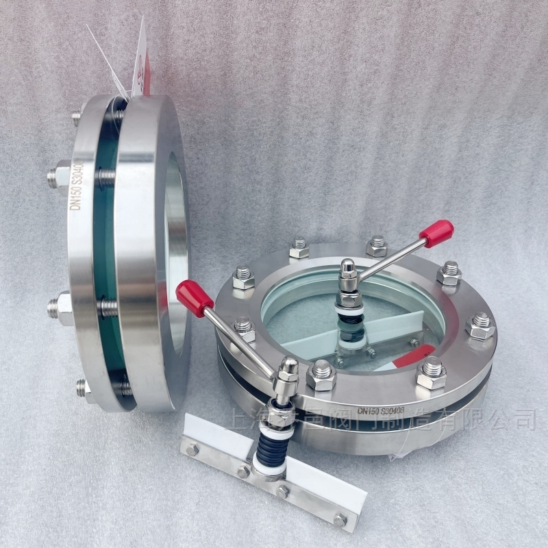 不锈钢带刷视镜 带刮板带刷视镜